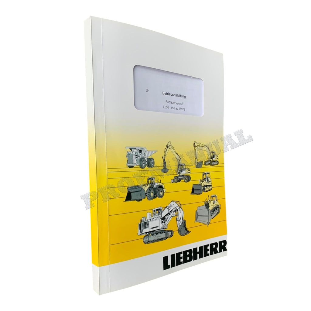 Liebherr L550 Radlader 2plus2 Betriebsanleitung ser 16978