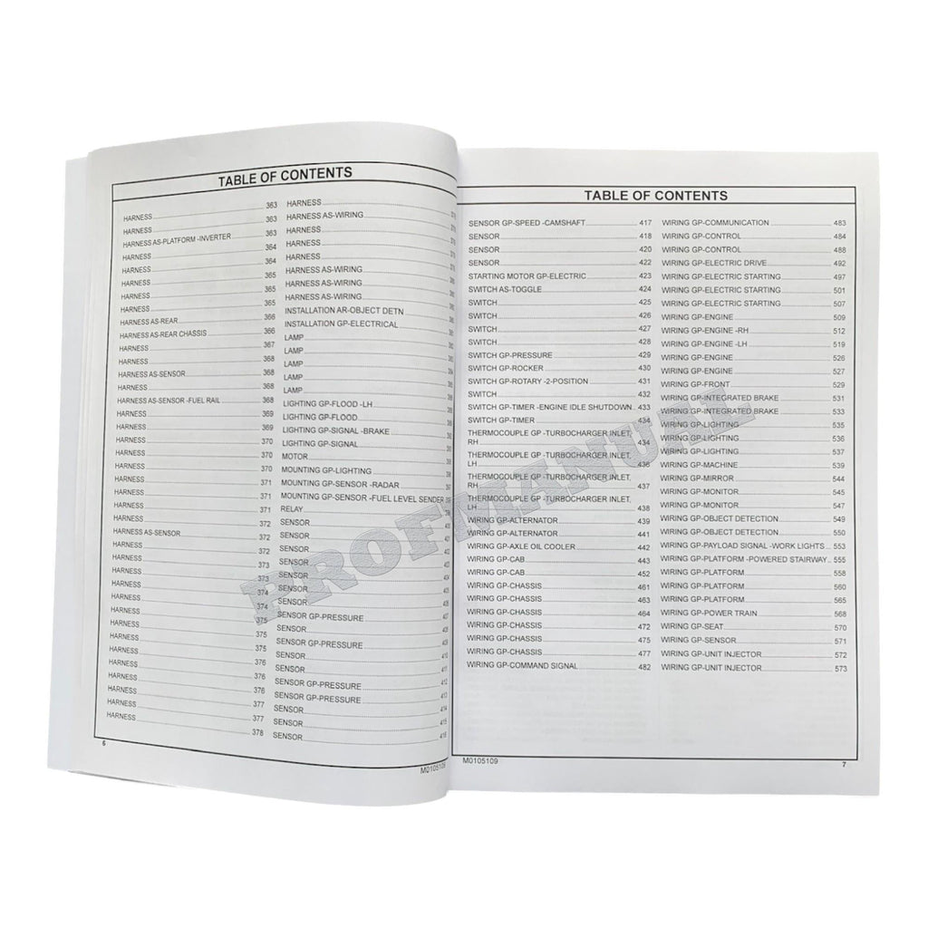Caterpillar Cat 798AC Off Highway Truck Parts Catalog Manual