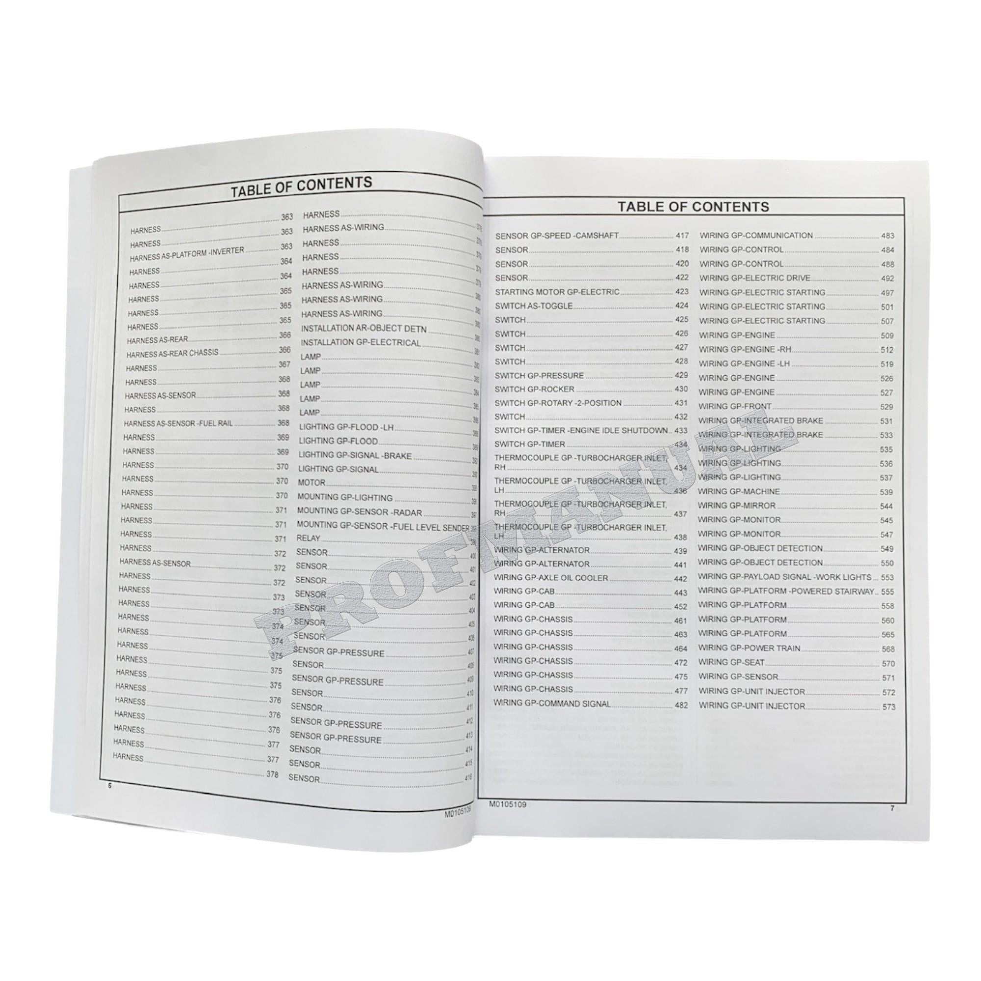 Caterpillar Cat 798AC Off Highway Truck Parts Catalog Manual