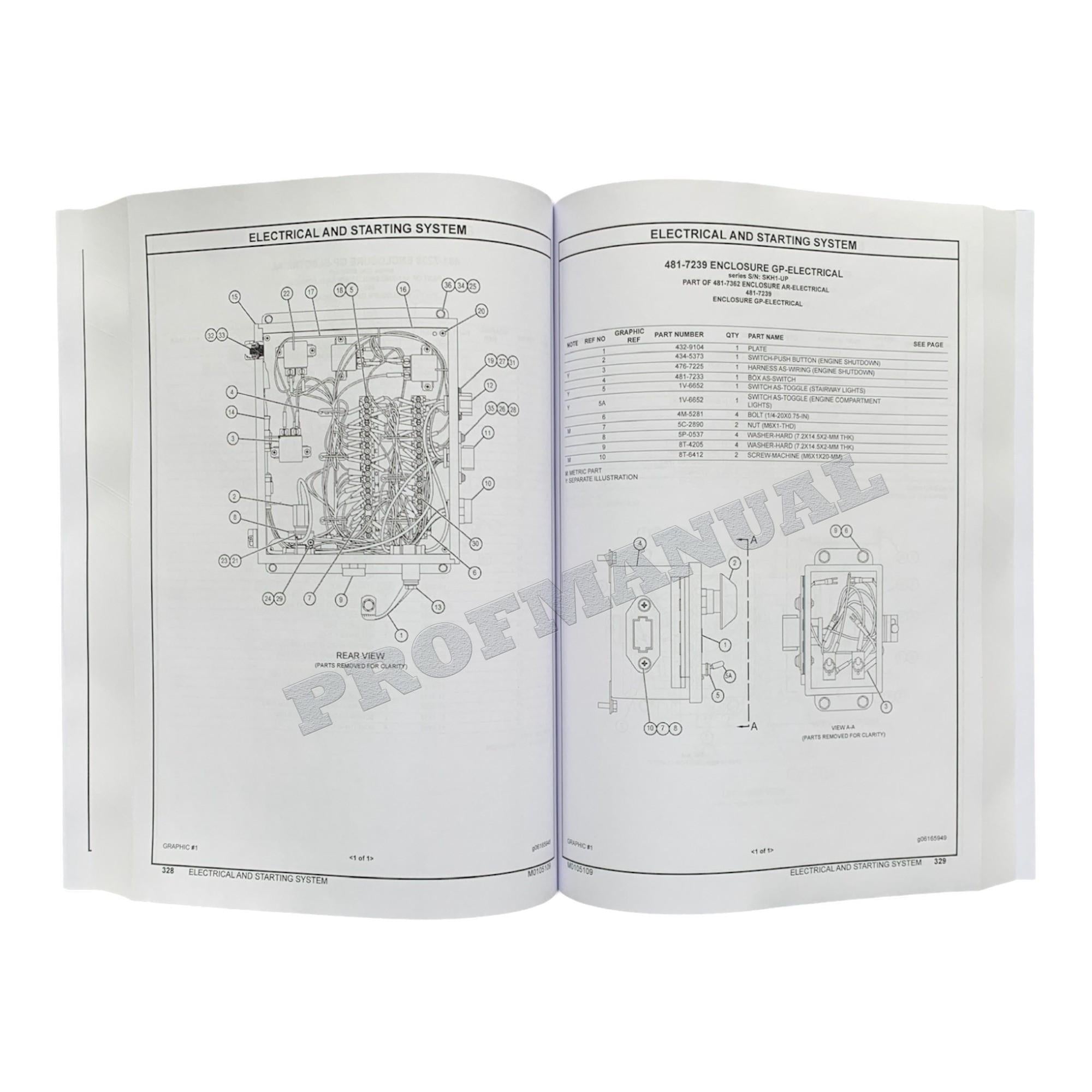 Caterpillar Cat 798AC Off Highway Truck Parts Catalog Manual M0105109