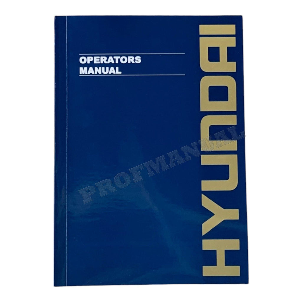Hyundai R200W-7 WHEELED EXCAVATOR Operators Maintenance Manual