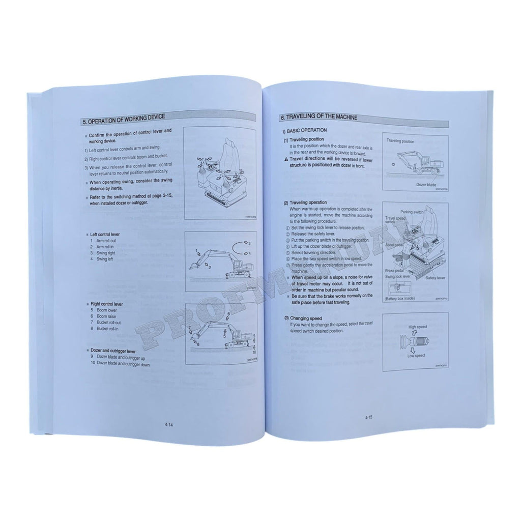Hyundai R200W-7 WHEELED EXCAVATOR Operators Maintenance Manual