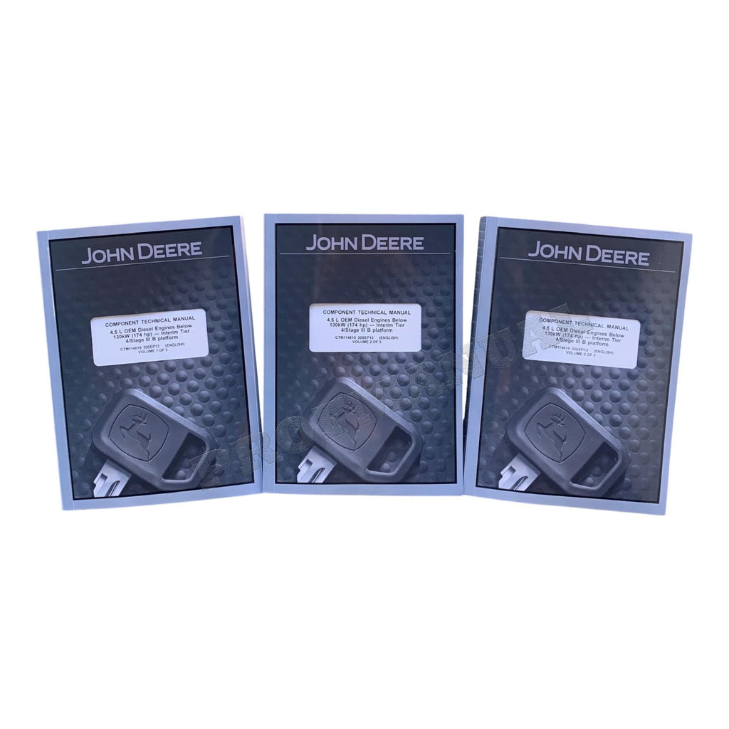 Manual de servicio y reparación de la ECU del motor John Deere 4045 de 4,5 l, nivel 23, CTM114619