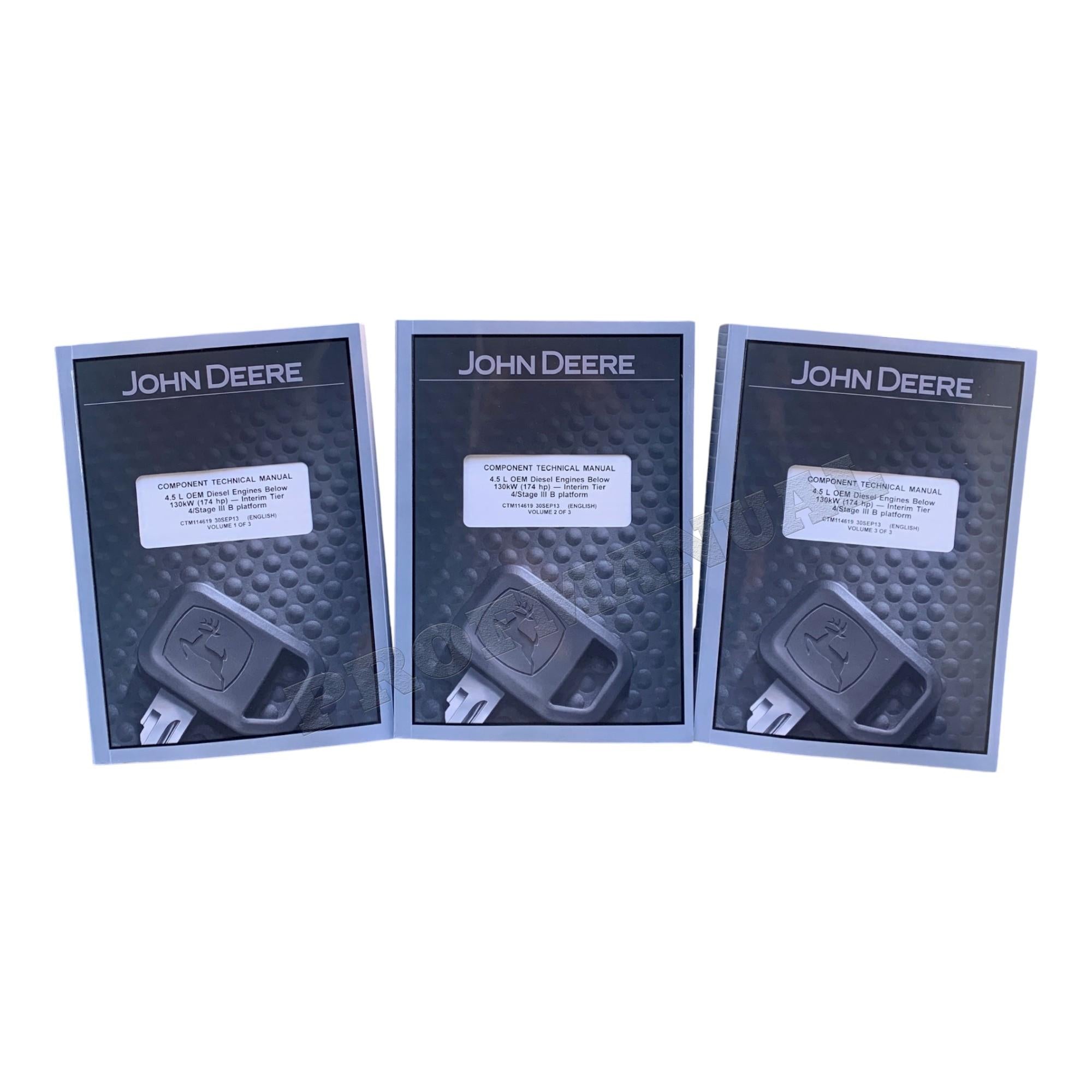 Manual de servicio y reparación de la ECU del motor John Deere 4045 de 4,5 l, nivel 23, CTM114619
