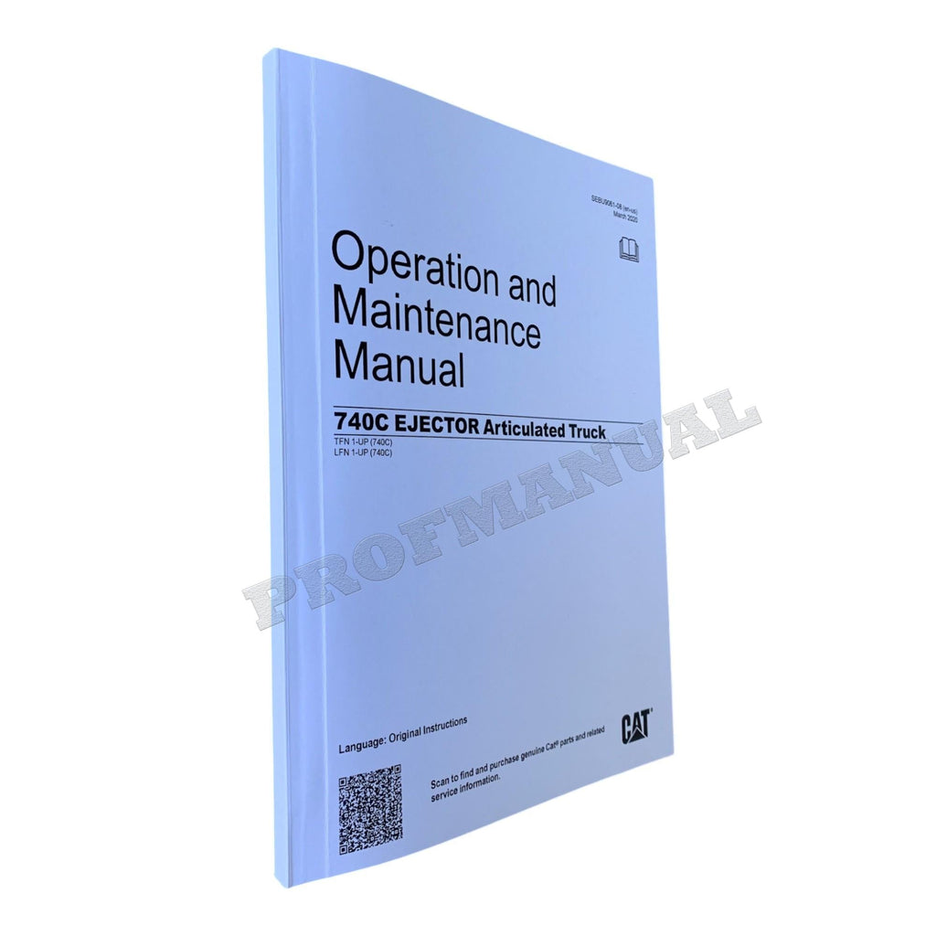 Caterpillar 740C Ejector Articulated Truck Operators Maintenance Manual