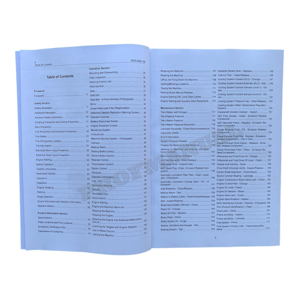 Caterpillar 740C Ejector Articulated Truck Operators Maintenance Manual