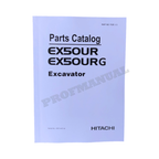 Manual del catálogo de piezas de la excavadora Hitachi EX50UR EX50URG