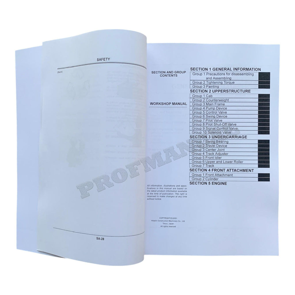 HITACHI ZAXIS ZX160LC Excavator Workshop Service Manual