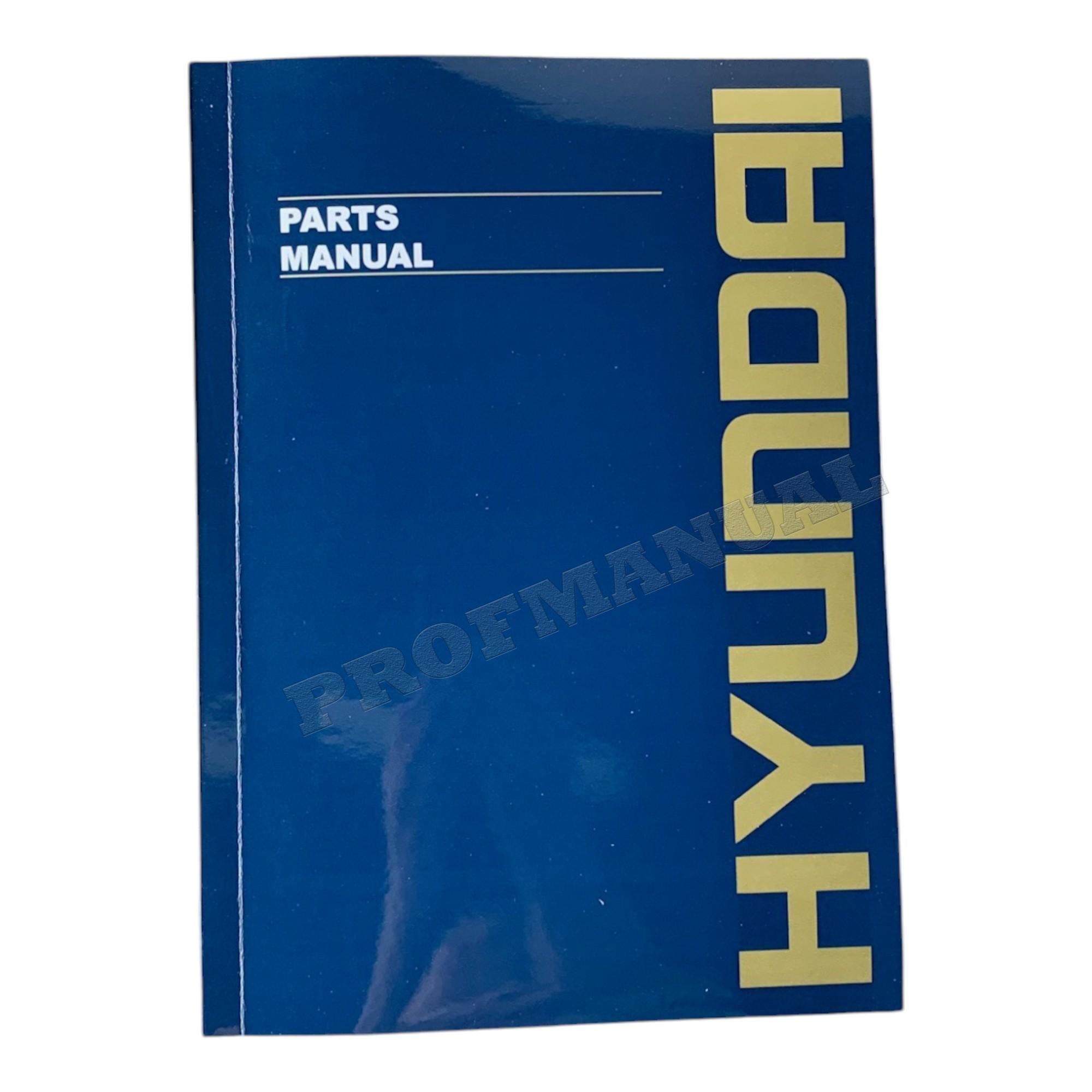 Manual del catálogo de piezas de gas para montacargas Hyundai 15L-7M