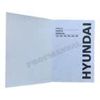 Hyundai 15L-7M 18L-7M 20L-7M Forklift Gas Parts Catalog Manual