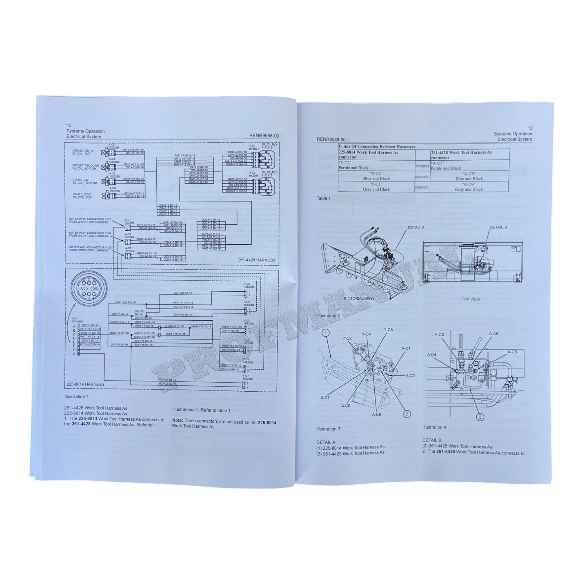 Caterpillar SR117 SR118 SR121 SR318 SR321 Snowblower Full Service Manual *Send ser number