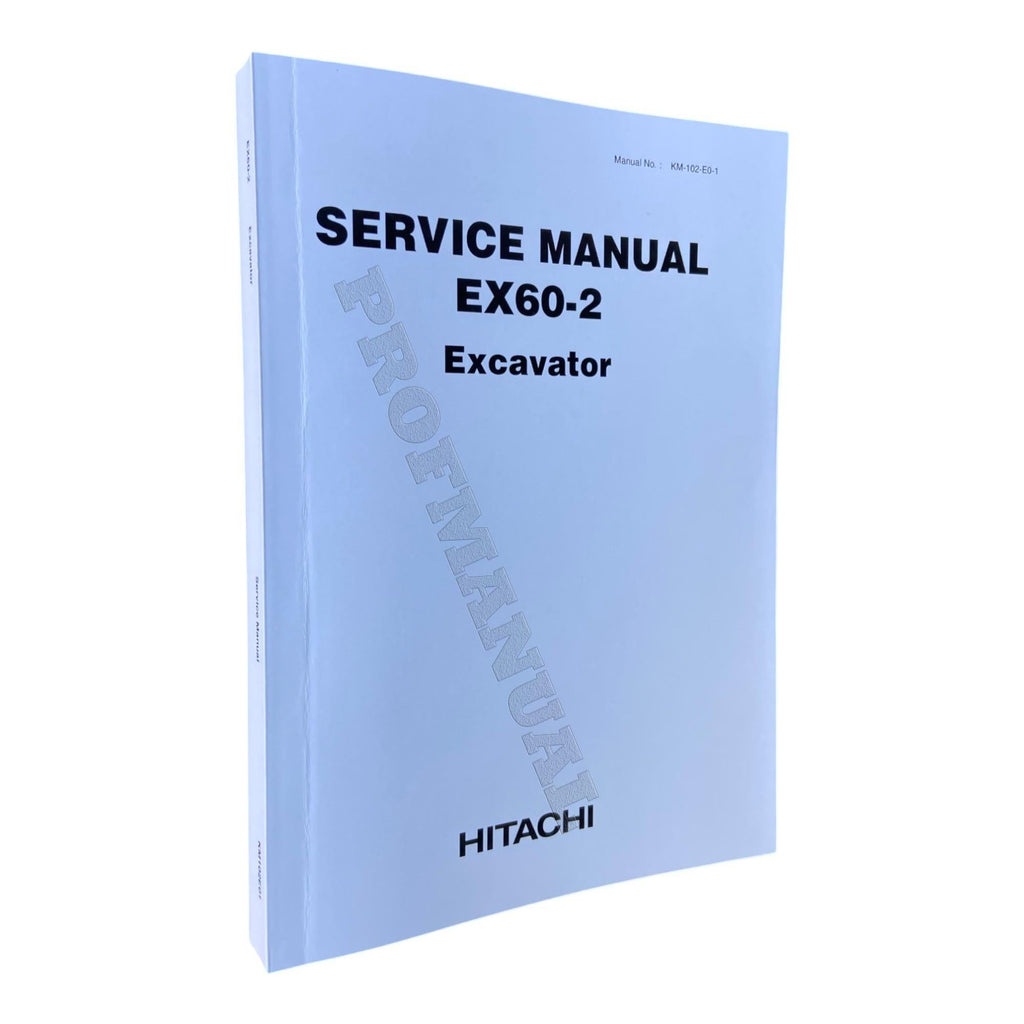 HITACHI EX60-2 EXCAVATOR SERVICE MANUAL