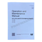 Caterpillar C11 C13 C15 On-highway Engine Operators Maintenance Manual *Send serial number