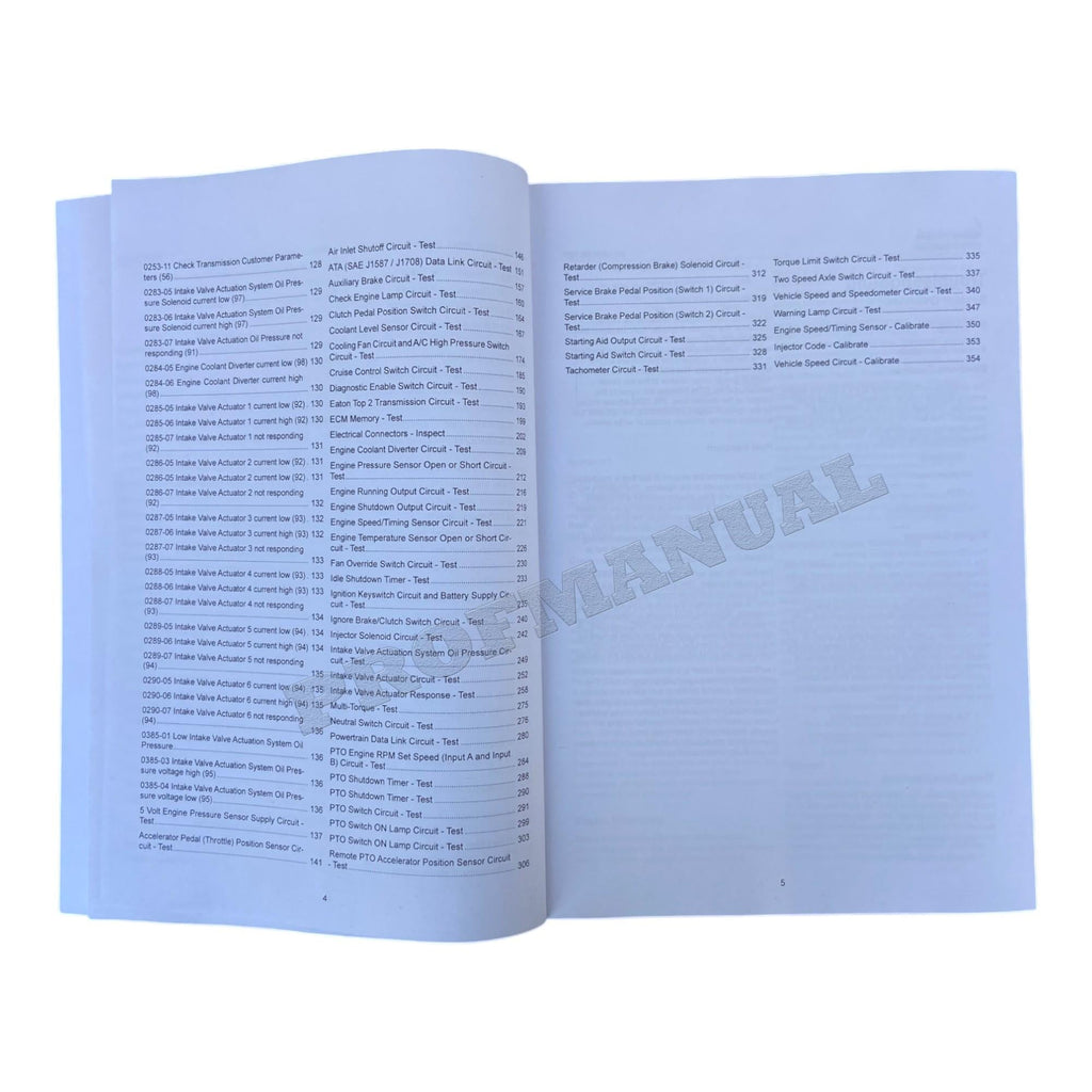 Caterpillar C15 On-Highway Engine Troubleshooting Service Manual SN MXS-Up