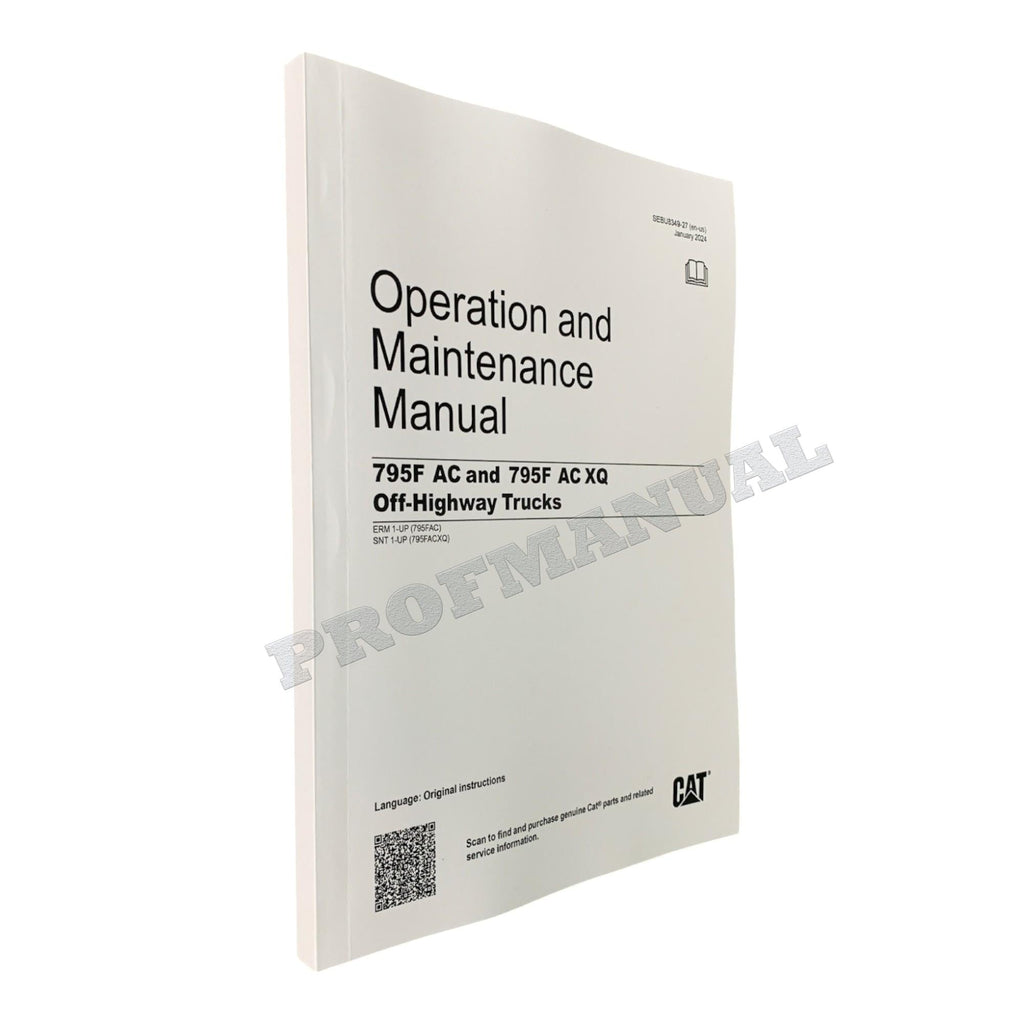 Caterpillar Cat 795F AC Off Highway Truck Operators Maintenance Manual