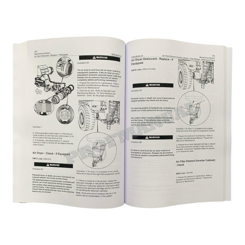 Caterpillar Cat 795F AC Off Highway Truck Operators Maintenance Manual