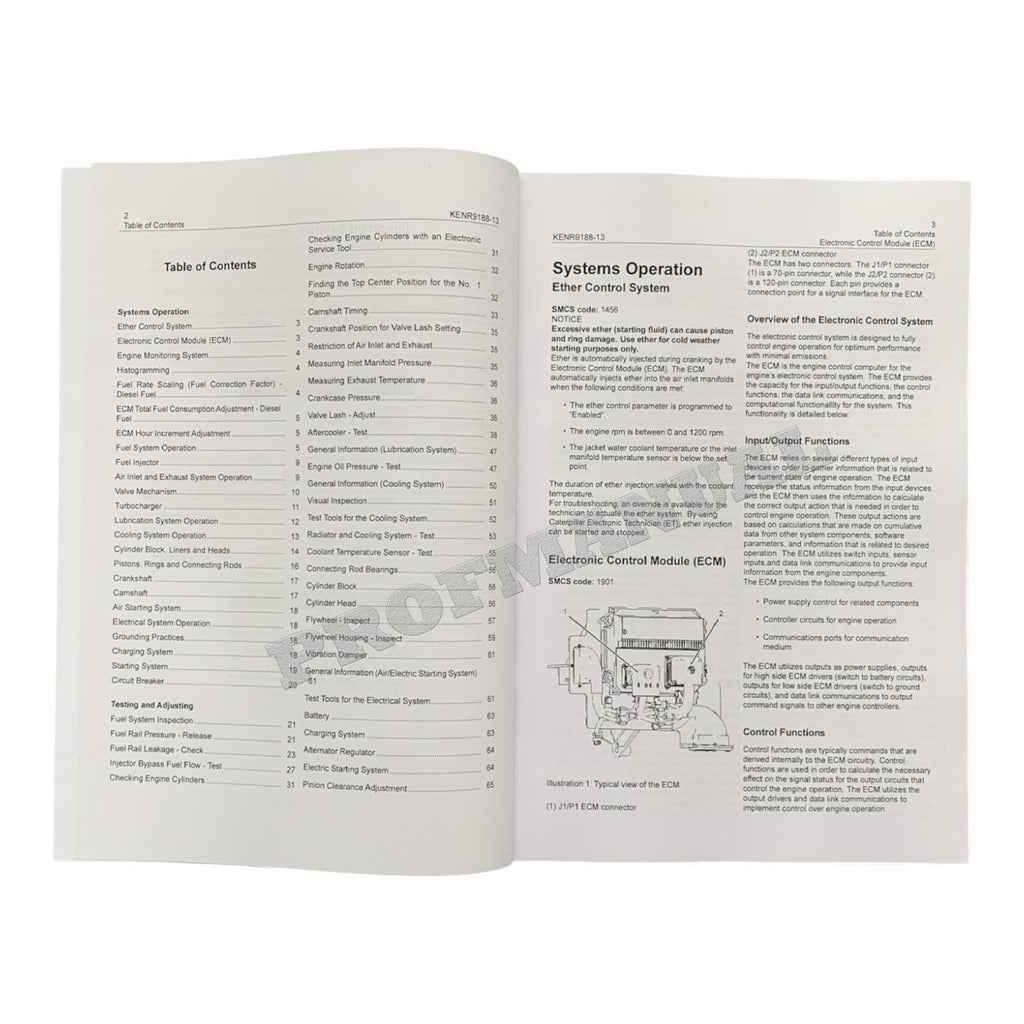 Caterpillar C175-16 C175-20 Engine Truck Disassem Assem Test Adjust Full Service Manual