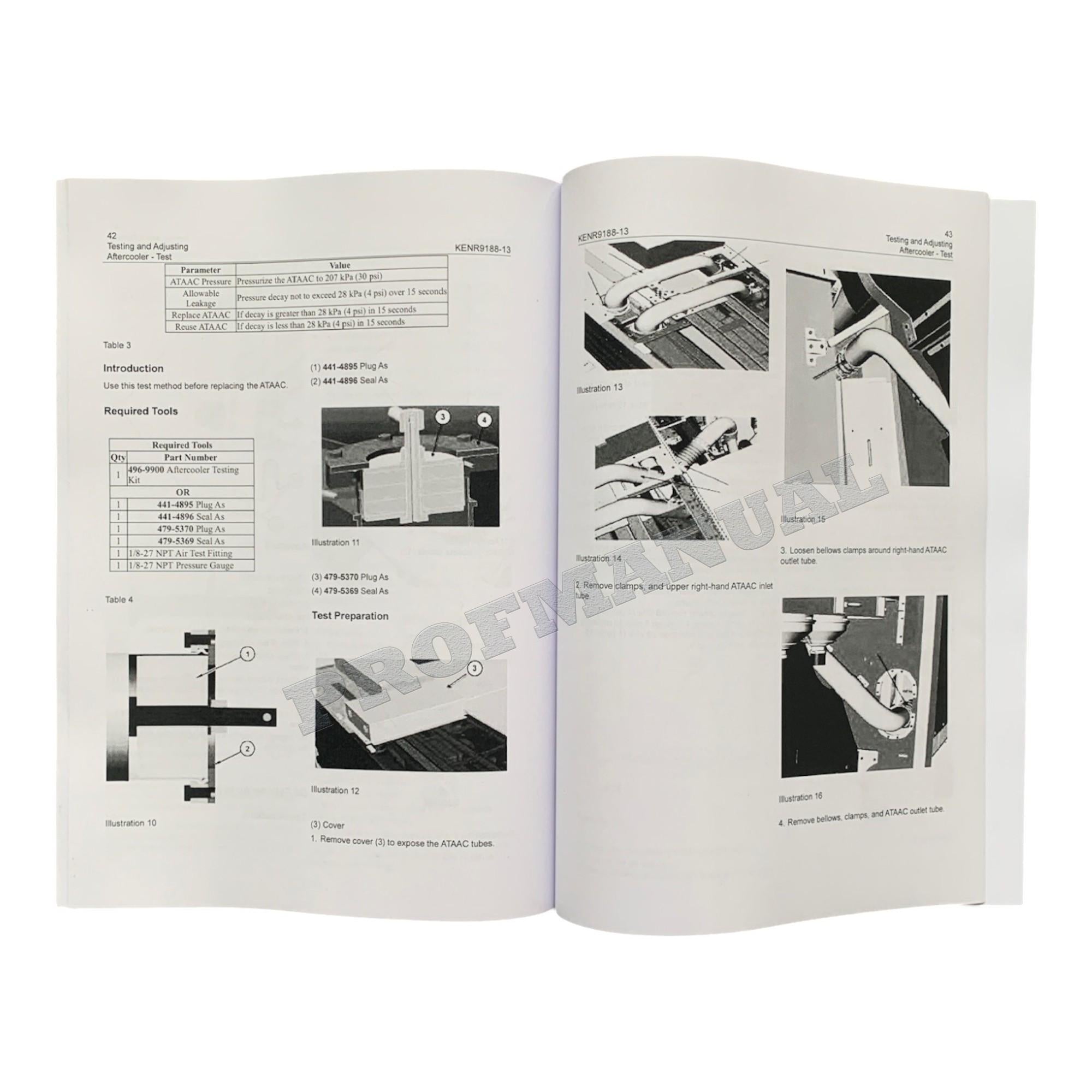 Caterpillar C175-16 C175-20 Engine Truck Disassem Assem Test Adjust Full Service Manual