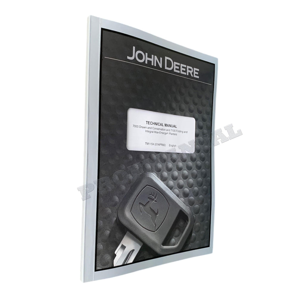 MANUAL TÉCNICO DE REPARACIÓN Y SERVICIO DE LA SEMBRADORA JONH DEERE 7000 7100 TM1154