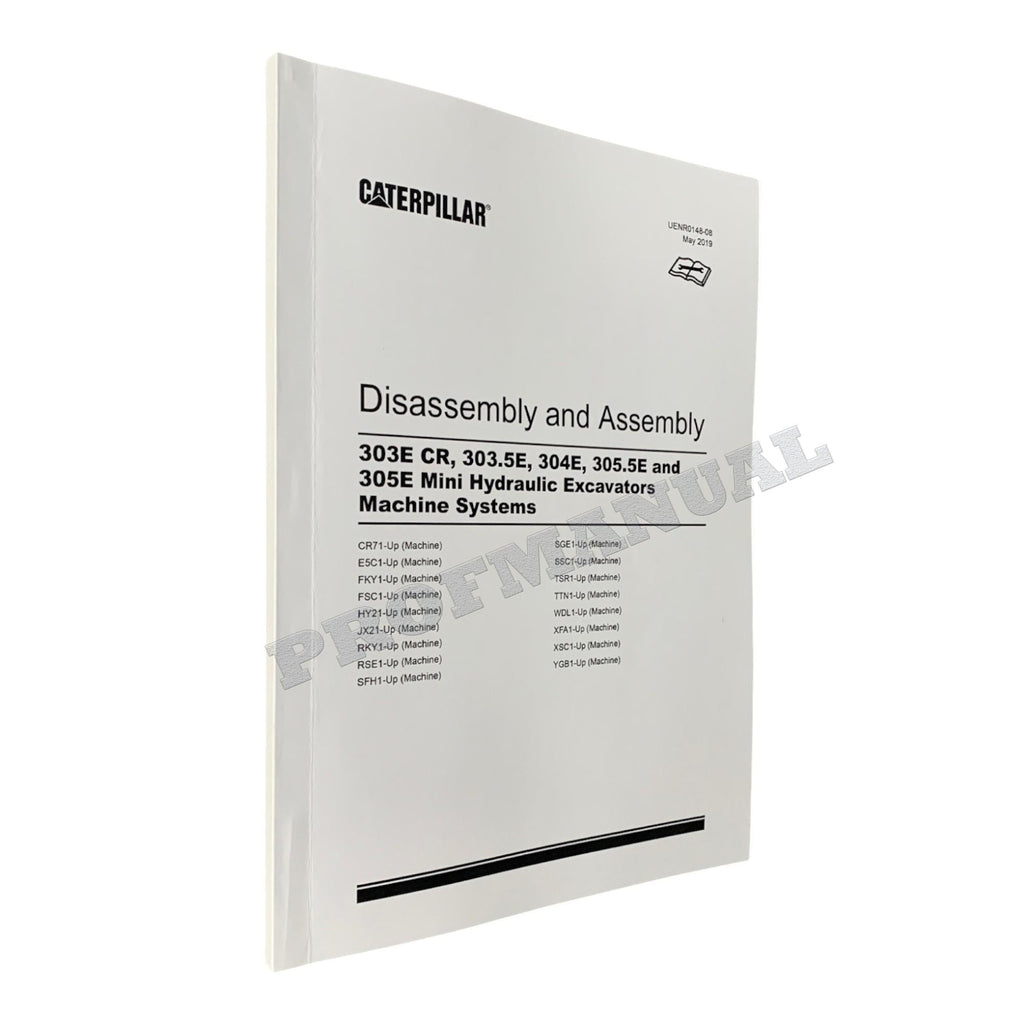 Caterpillar 303E CR 303.5E Excavator Service Manual DisassemAssem
