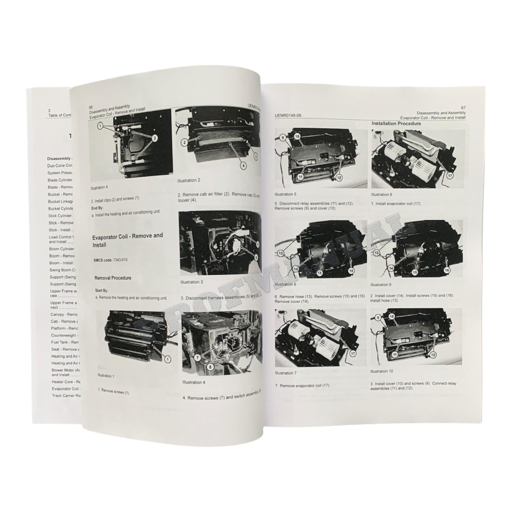 Caterpillar 303E CR 303.5E Excavator Service Manual DisassemAssem