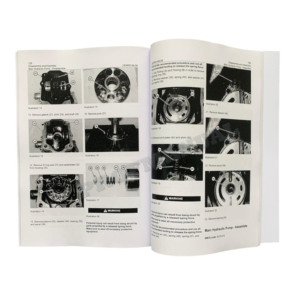 Caterpillar 303E CR 303.5E Excavator Service Manual DisassemAssem