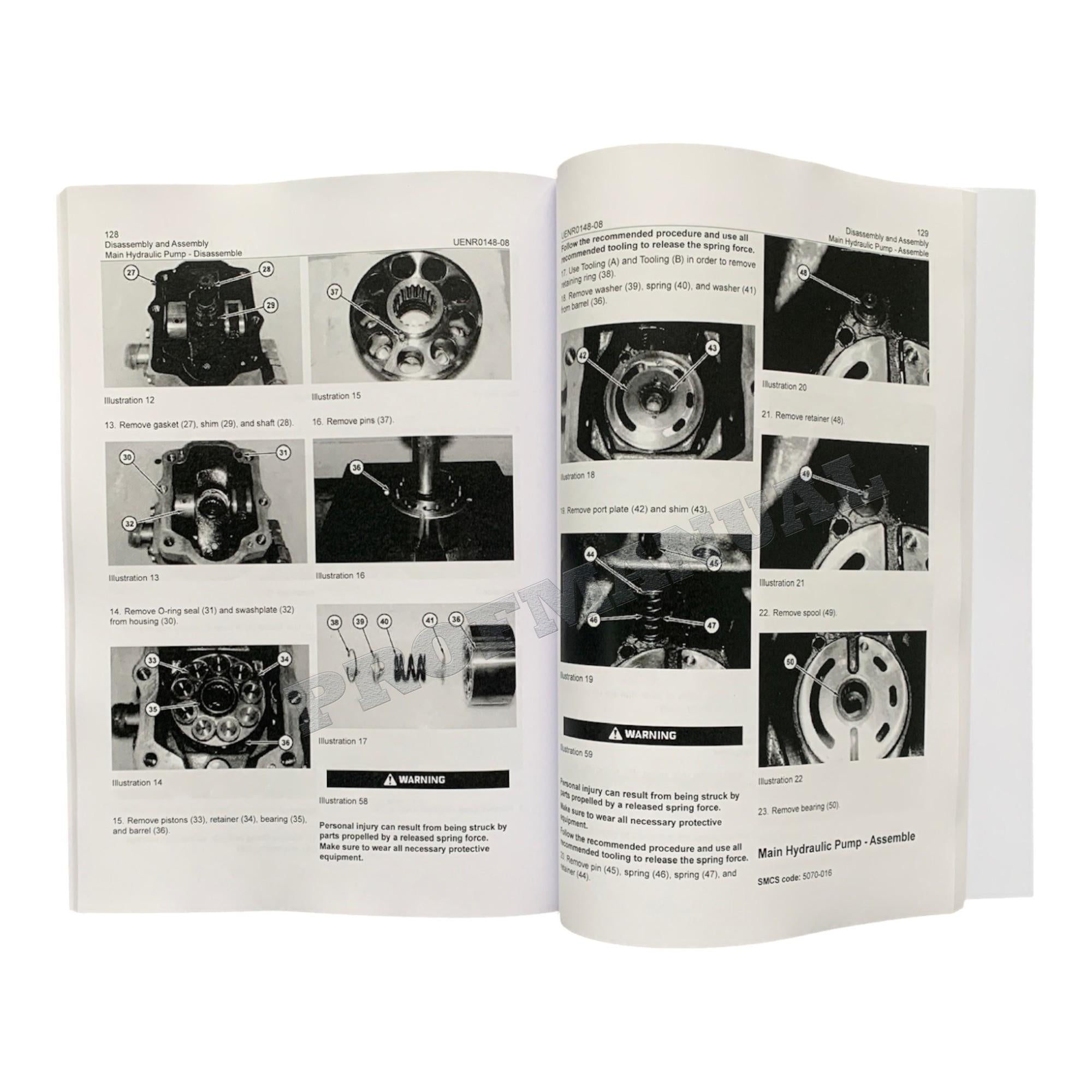 Caterpillar 303E CR 303.5E Excavator Service Manual DisassemAssem