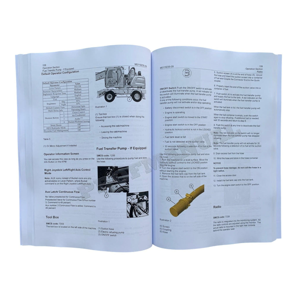 Caterpillar MH3022 MH3024 M322 MH3026 Material Handler Operators Manual