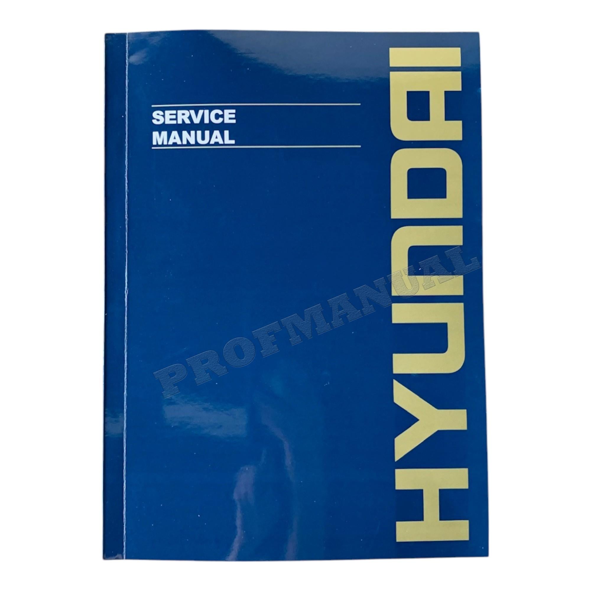 Hyundai HL720-3 WHEEL LOADER Repair Service Manual +Shematics