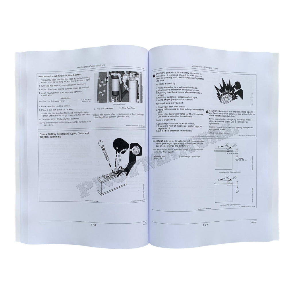 Manual del operador de la topadora sobre cadenas Jonh Deere 700K SN E217278-275435 