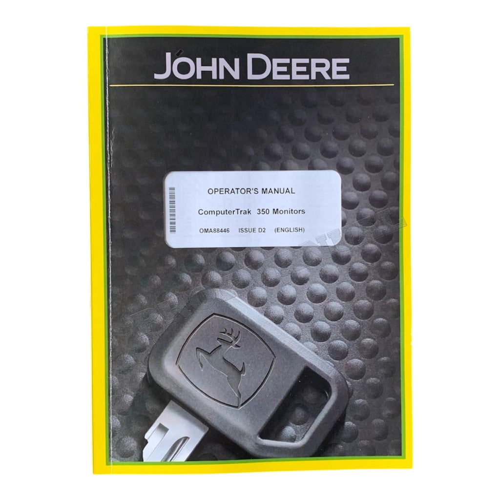 MONITORES COMPUTERTRAK DE JOHN DEERE MANUAL DEL OPERADOR DE LA SEMBRADORA