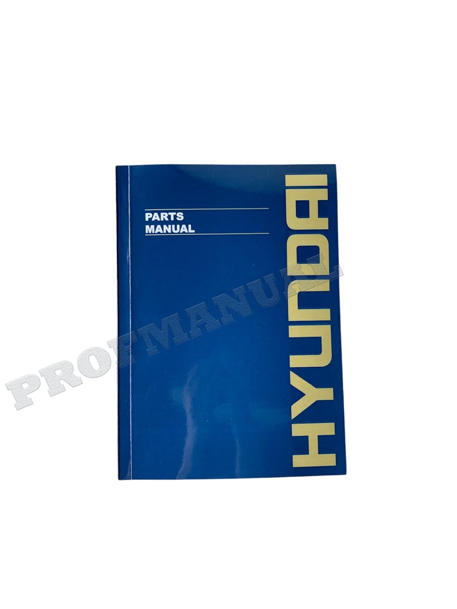 Hyundai R360LC-7A Crawler Excavator Parts Catalog Manual