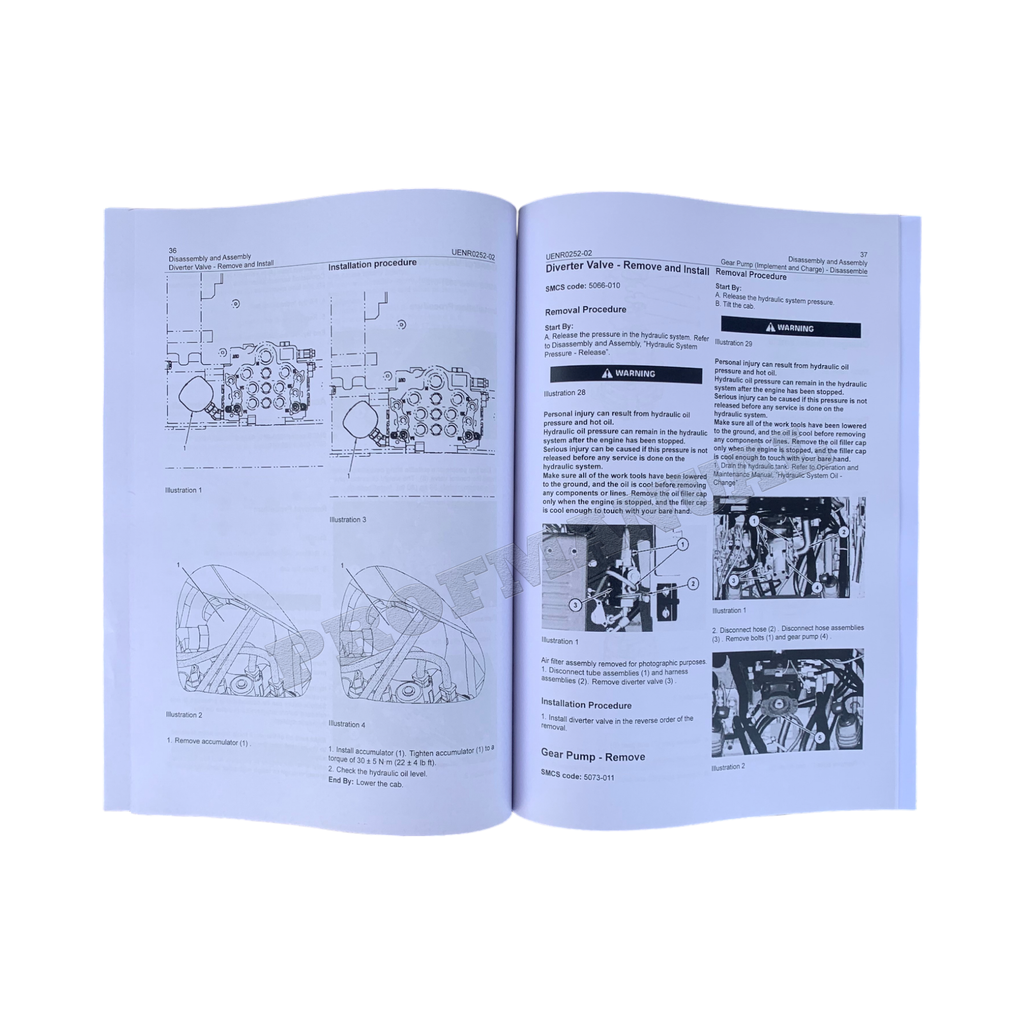 Manual de servicio del cargador Caterpillar 216B3 226B3 236B3 242B3 252B3 Desmontaje Montaje