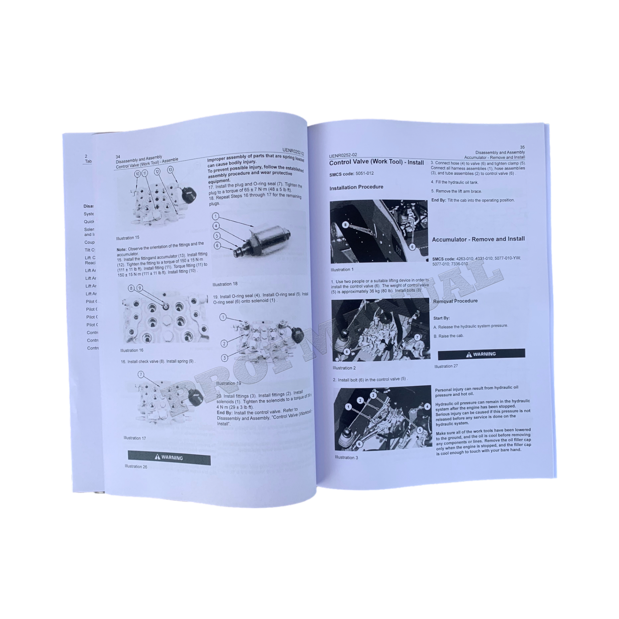 Manual de servicio del cargador Caterpillar 216B3 226B3 236B3 242B3 252B3 Desmontaje Montaje