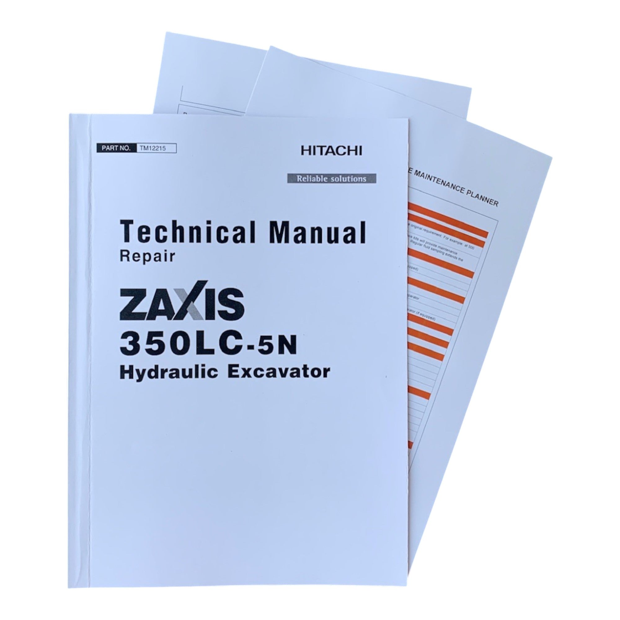HITACHI ZAXIS 350LC-5N EXCAVATOR REPAIR SERVICE MANUAL + !BONUS!