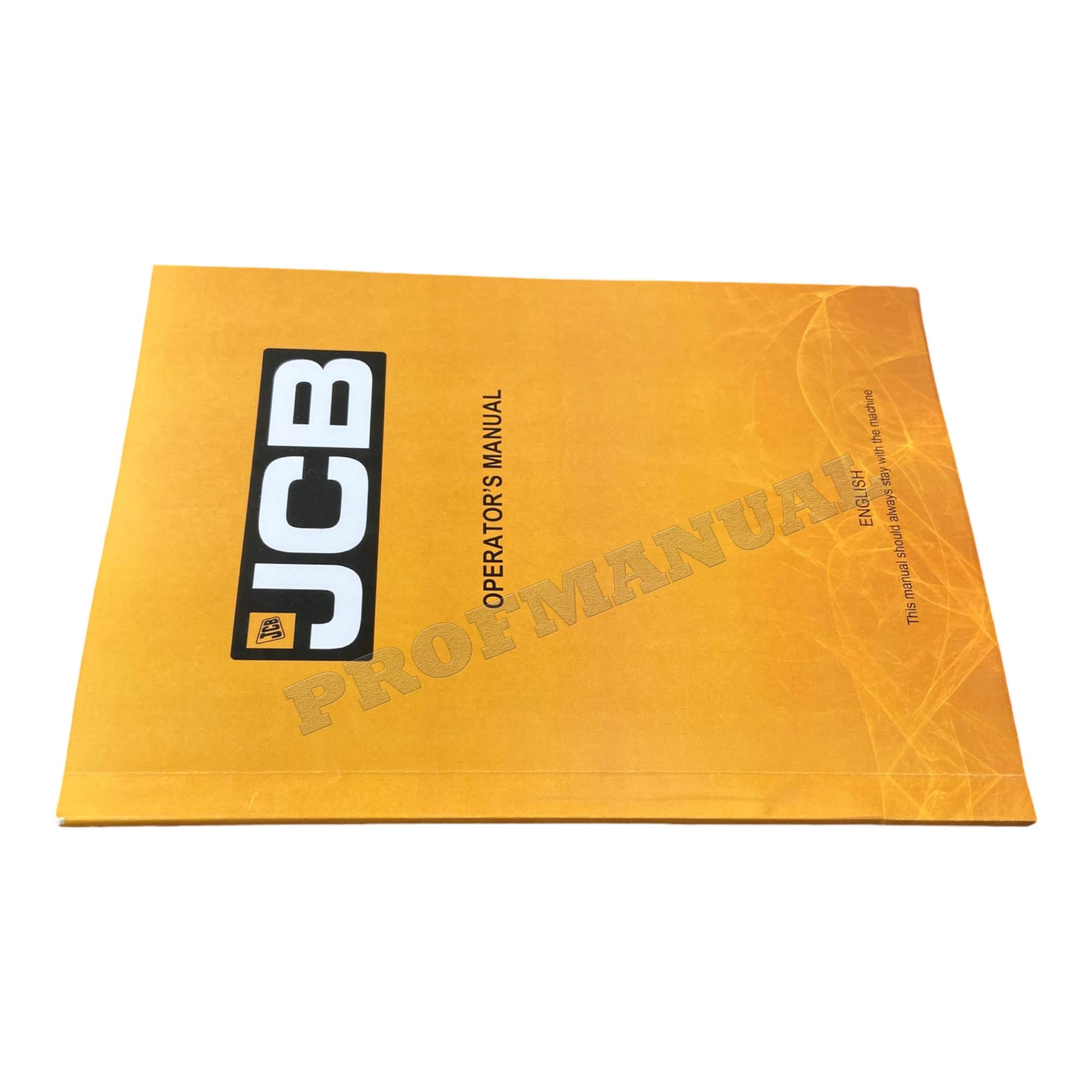 JCB 1THT DUMPER Operators Manual