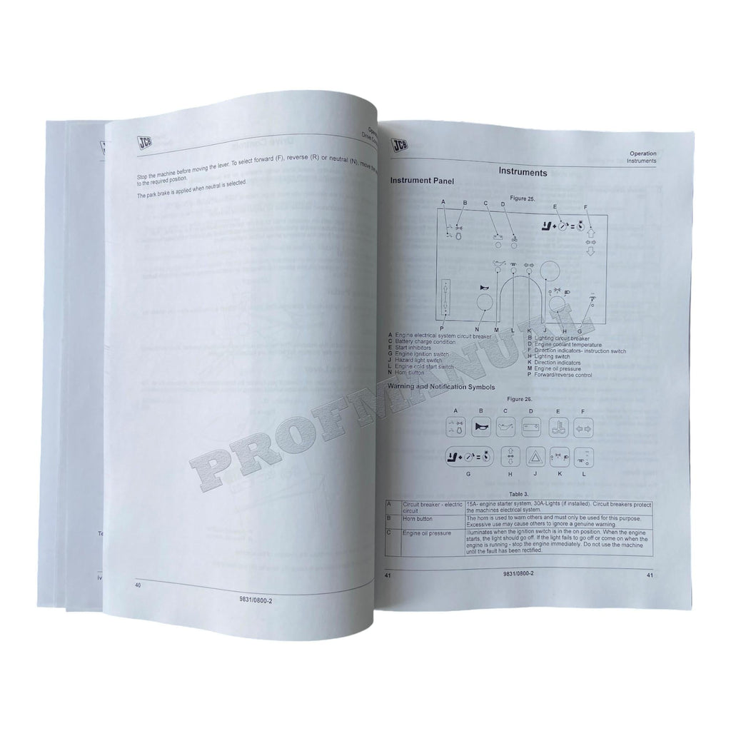JCB 1THT DUMPER Operators Manual