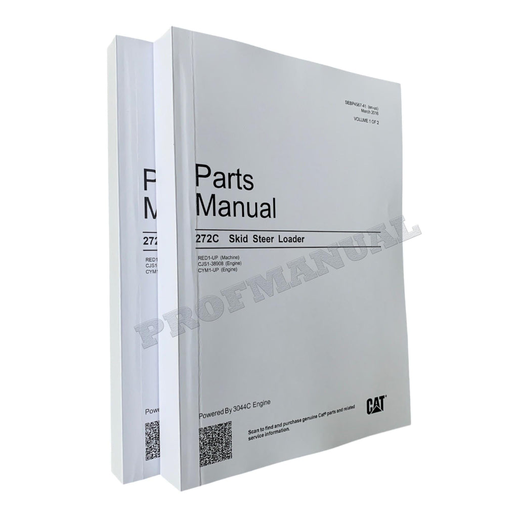 Caterpillar Cat 272C Skid Steer Loader Parts Catalog Manual SEBP4567