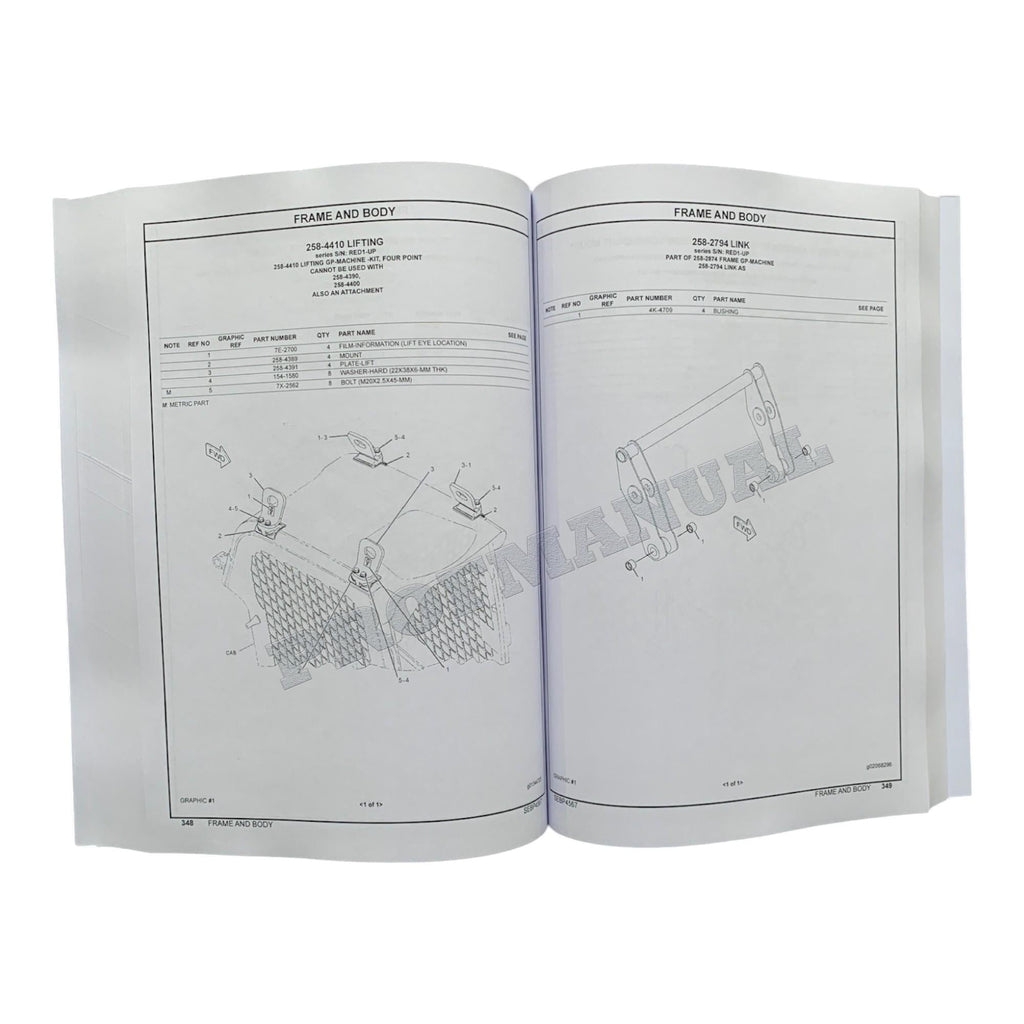 Caterpillar Cat 272C Skid Steer Loader Parts Catalog Manual SEBP4567