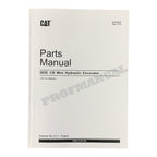 Caterpillar Cat 303E CR Mini Hydraulic Excavator Parts Catalog Manual CR71-Up