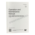 Manual de mantenimiento del operador de la taladora apiladora de cadenas Caterpillar 511B, 521B y 522B