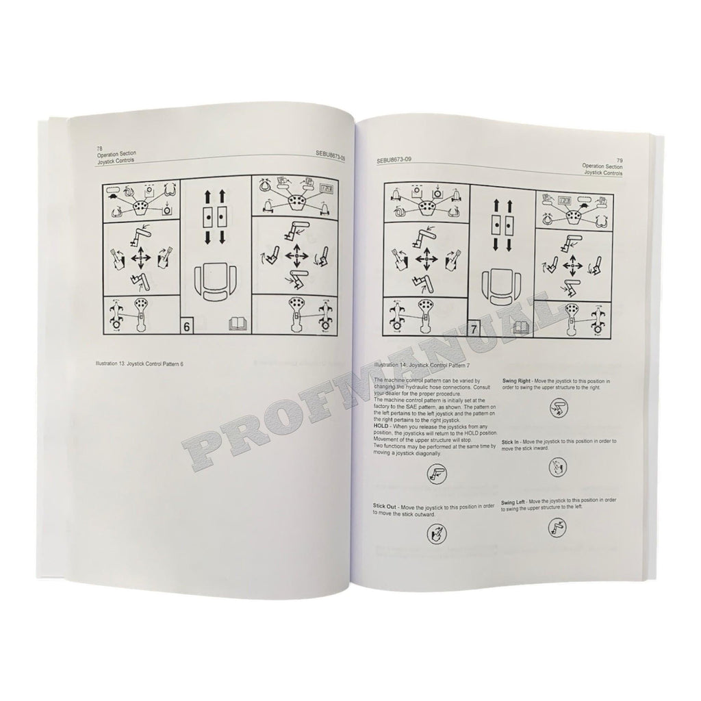 Manual de mantenimiento del operador de la taladora apiladora de cadenas Caterpillar 511B, 521B y 522B