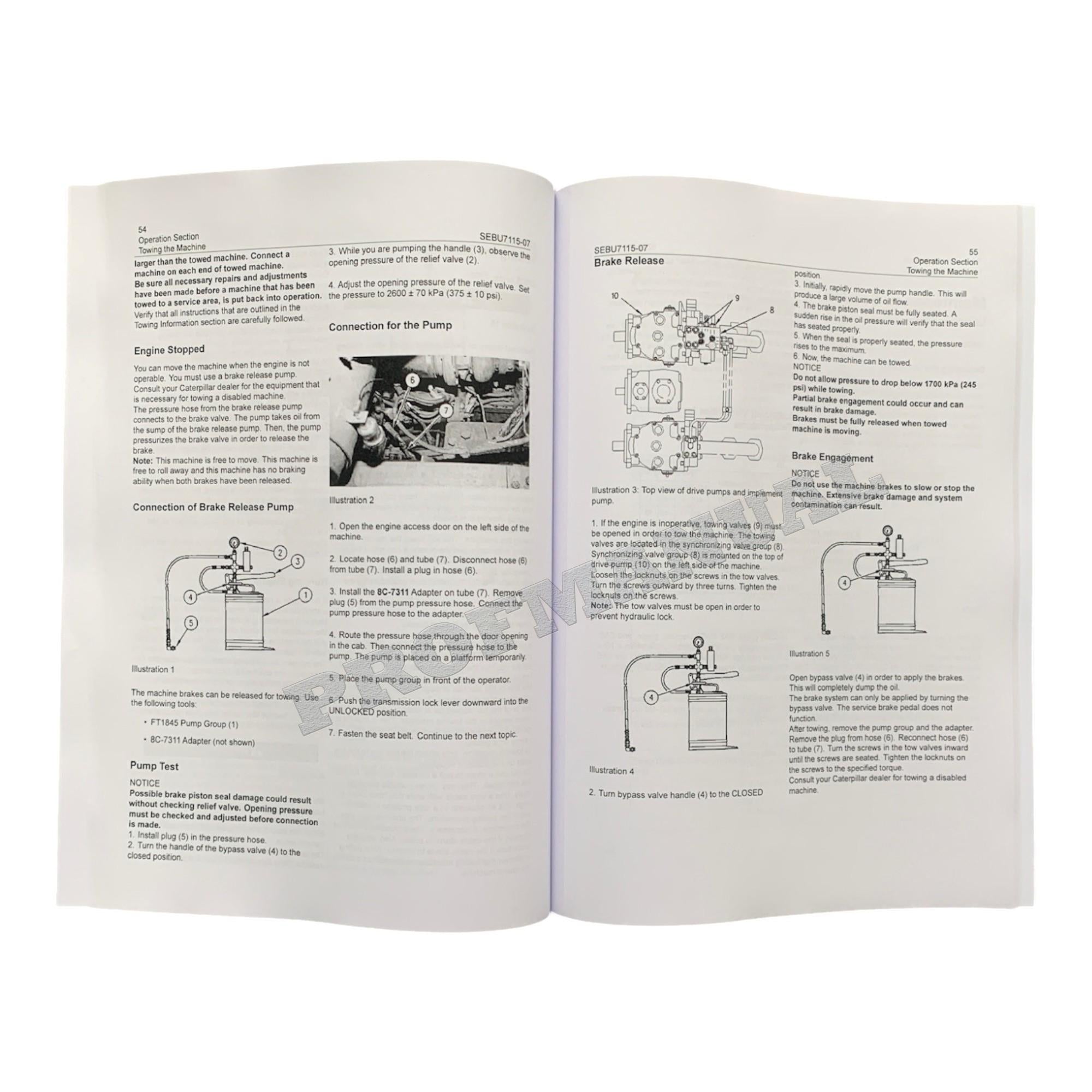 Manual de mantenimiento del operador del cargador de cadenas Caterpillar 953C 2ZN1750-Up