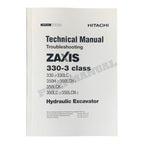 Hitachi ZX350LC-3 ZX350LCN-3 Excavator Troubleshooting Service Manual Schemes