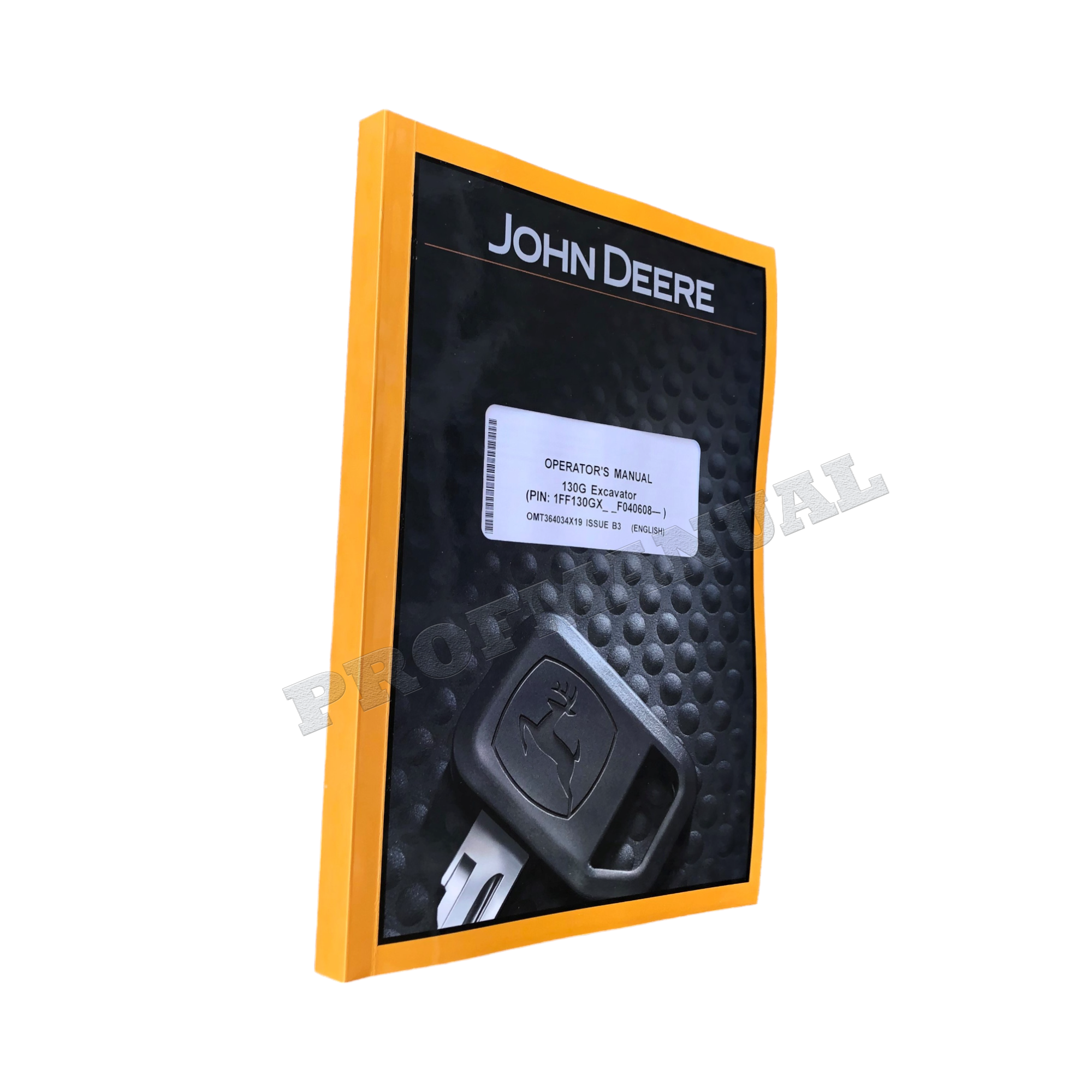 MANUAL DEL OPERADOR DE LA EXCAVADORA JONH DEERE 130G + N.° DE REGALO F040608-
