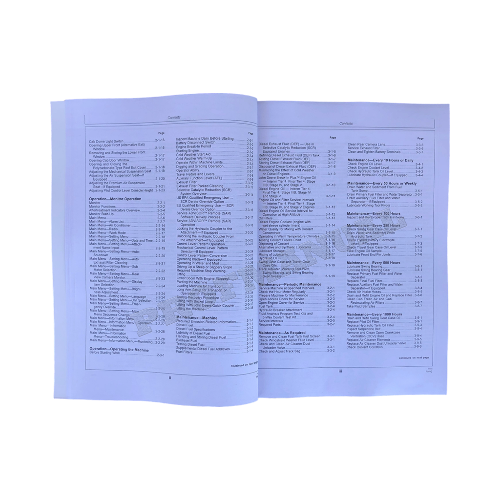 MANUAL DEL OPERADOR DE LA EXCAVADORA JONH DEERE 130G + N.° DE REGALO F040608-