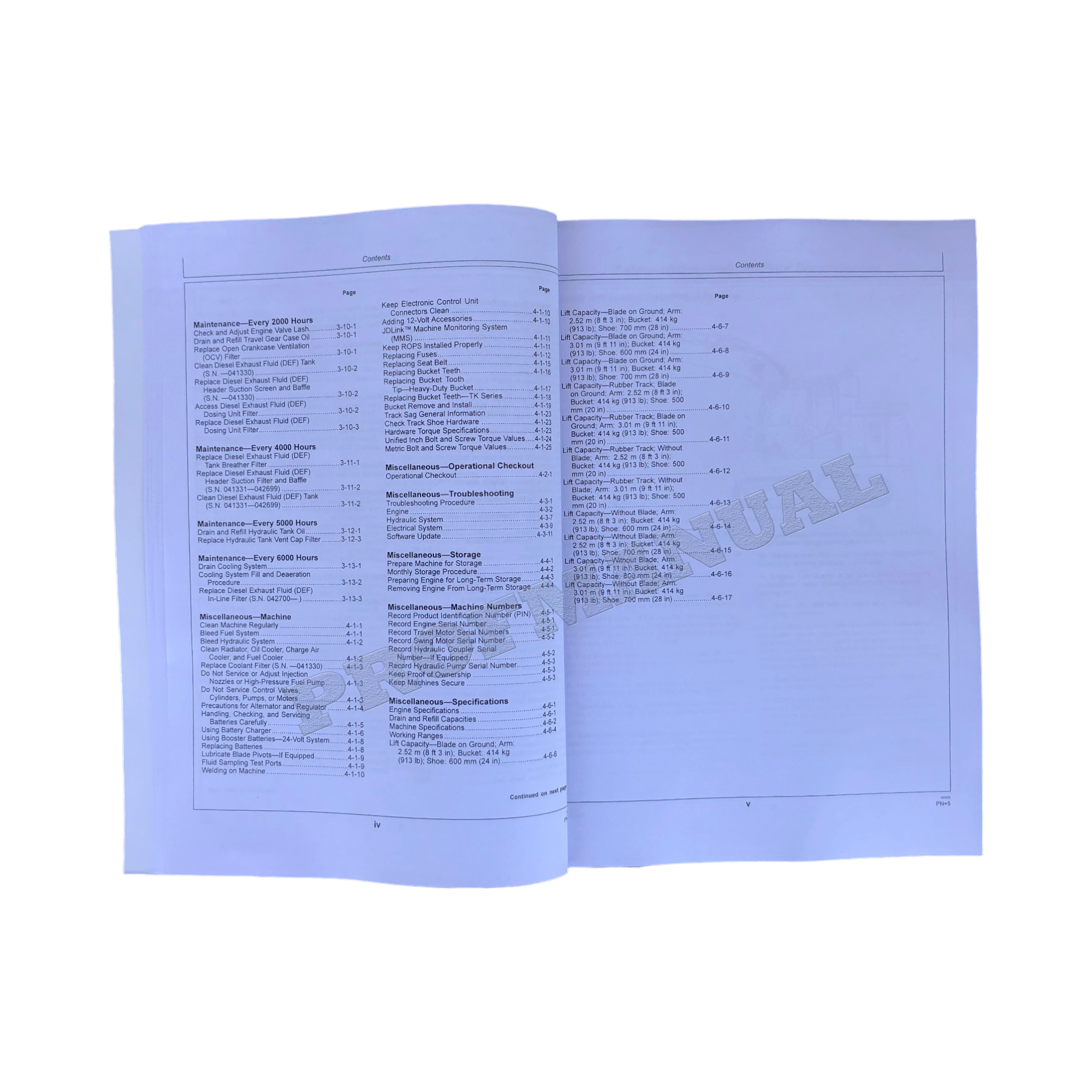 MANUAL DEL OPERADOR DE LA EXCAVADORA JONH DEERE 130G + N.° DE REGALO F040608-