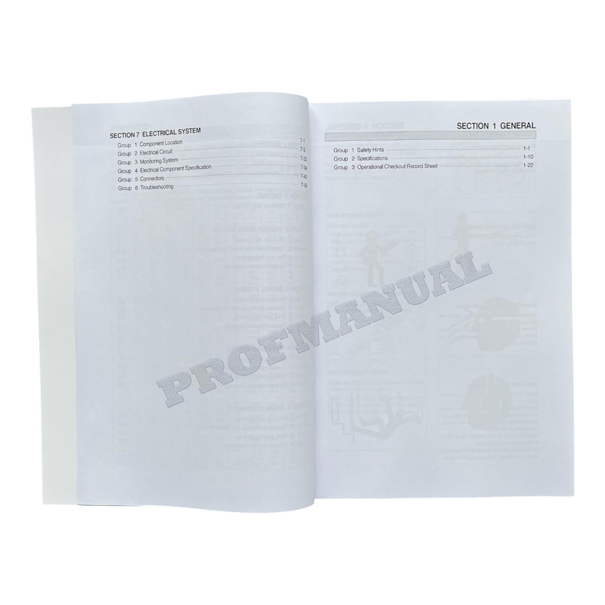 Hyundai HL740TM-3 CARGADORA DE RUEDAS Manual de servicio de reparación de tapa dura SN0251-