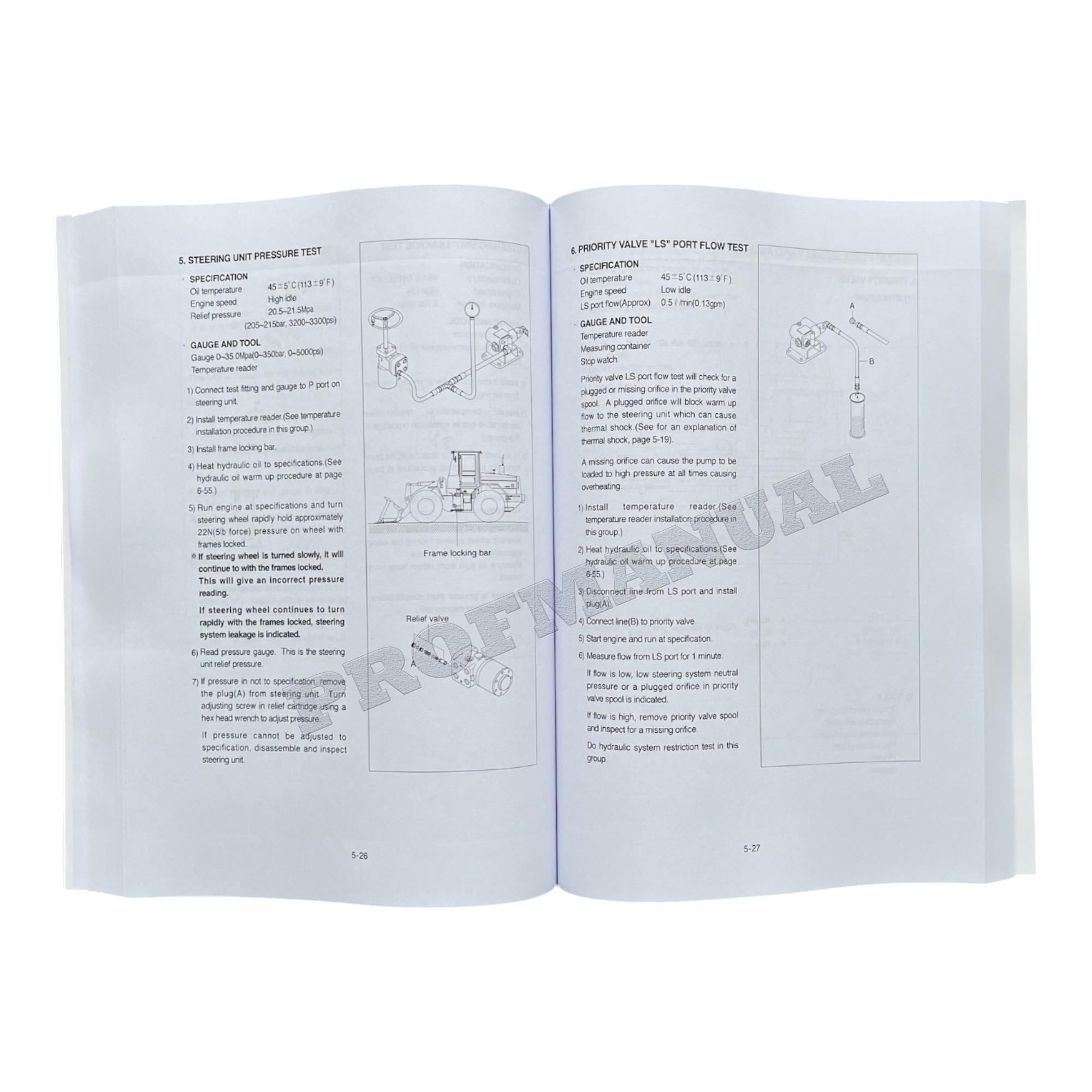 Hyundai HL740TM-3 CARGADORA DE RUEDAS Manual de servicio de reparación de tapa dura SN0251-