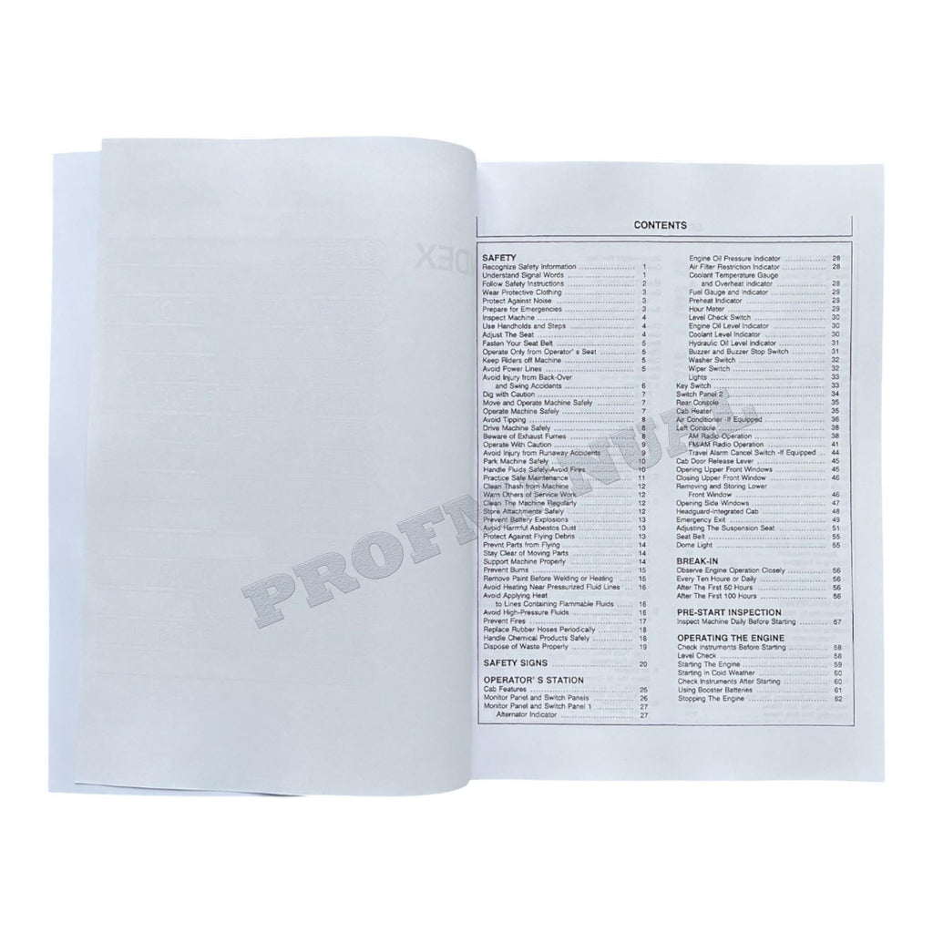 HITACHI EX400-3 EX400LC-3 EX400H-3 EX400LCH-3 EXCAVATOR OPERATORS MANUAL